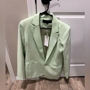 Express Womens Mint Green Blazer